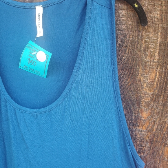 Teal Lace Tunic Top - Picture 3 of 6